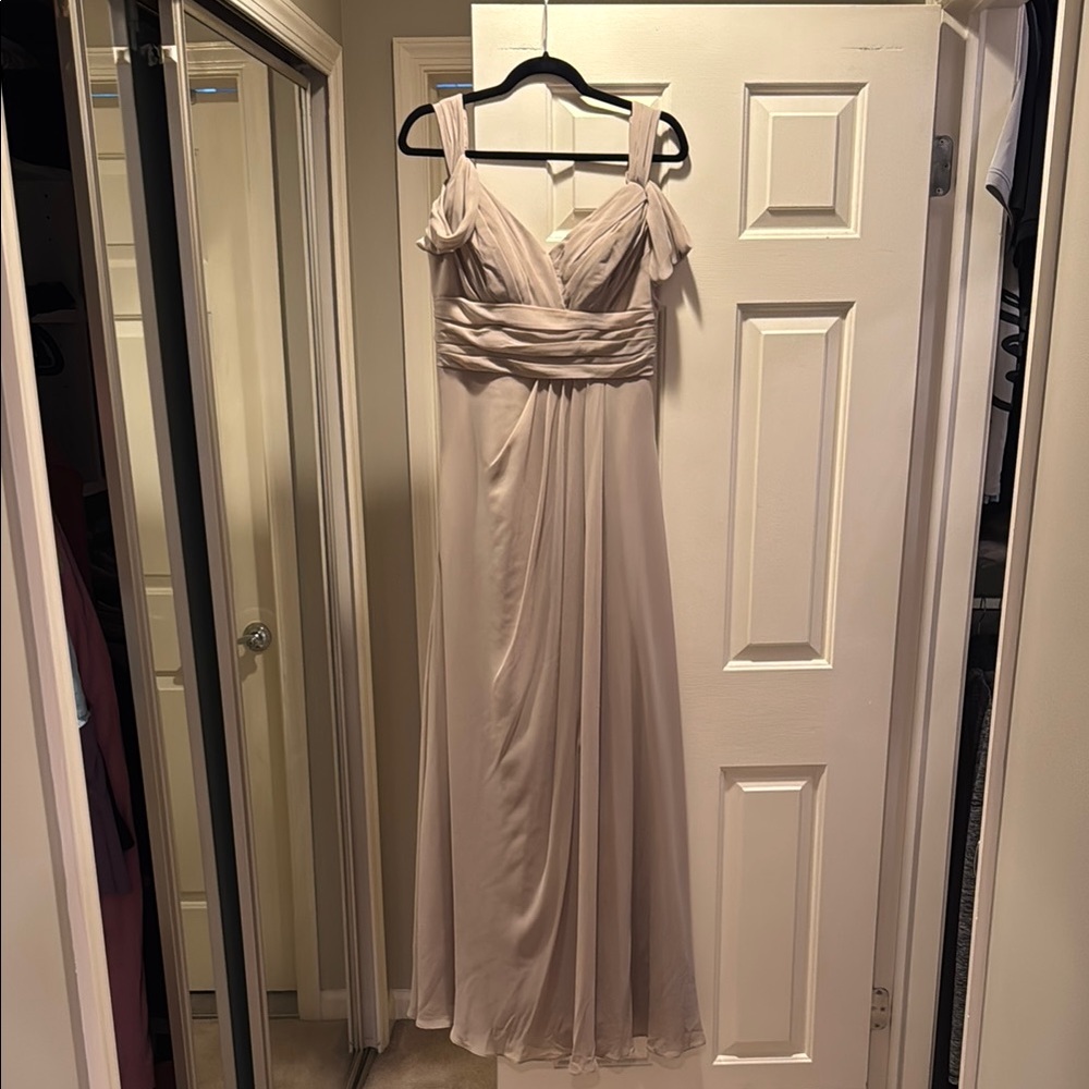 Bill Levkoff Elegant Dress in Cream